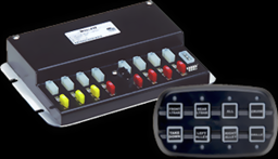 Показать детали для Whelen PCC8R Bedienteil mit 8 Tasten Изображение Whelen PCC8R Bedienteil mit 8 Tasten